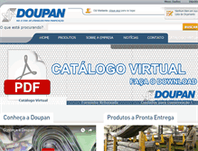 Tablet Screenshot of doupan.com.br